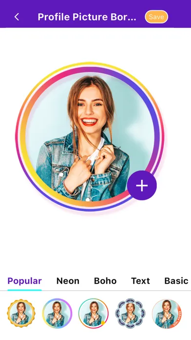 Capturas de pantalla de Profile Picture Frame Maker