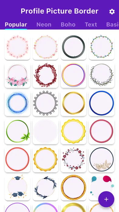Capturas de pantalla de Profile Picture Frame Maker