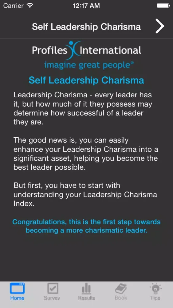 Capturas de pantalla de Leadership Charisma Assessment - Leadership Development