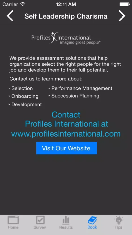 Capturas de pantalla de Leadership Charisma Assessment - Leadership Development