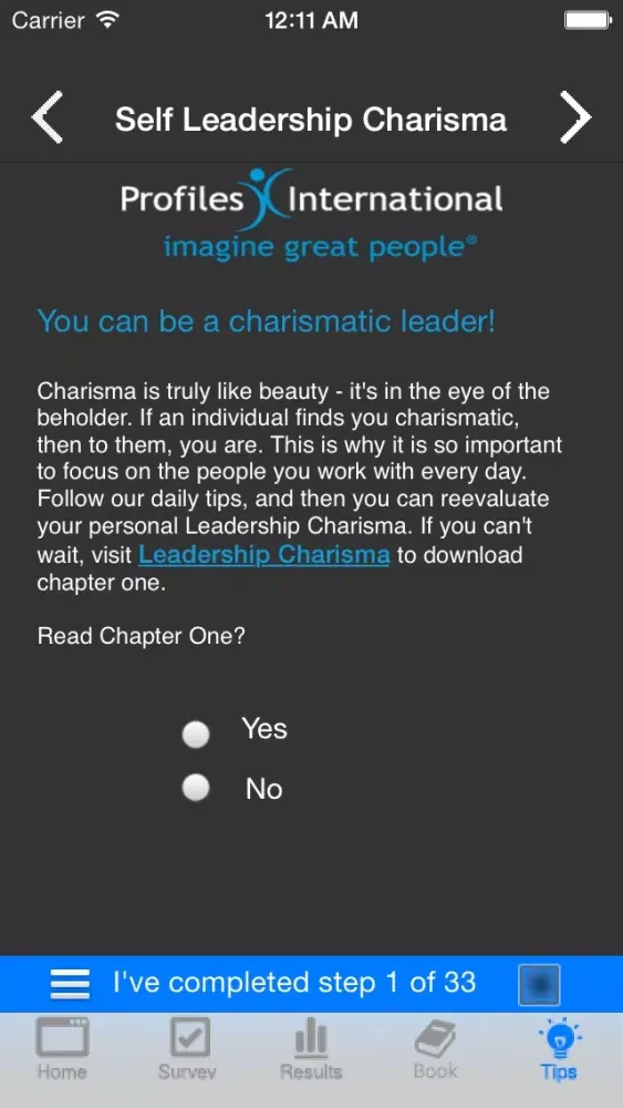 Capturas de pantalla de Leadership Charisma Assessment - Leadership Development