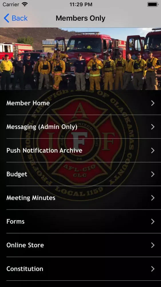 Zrzuty ekranu IAFF 1159