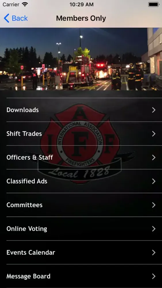 Capturas de tela do IAFF 1828