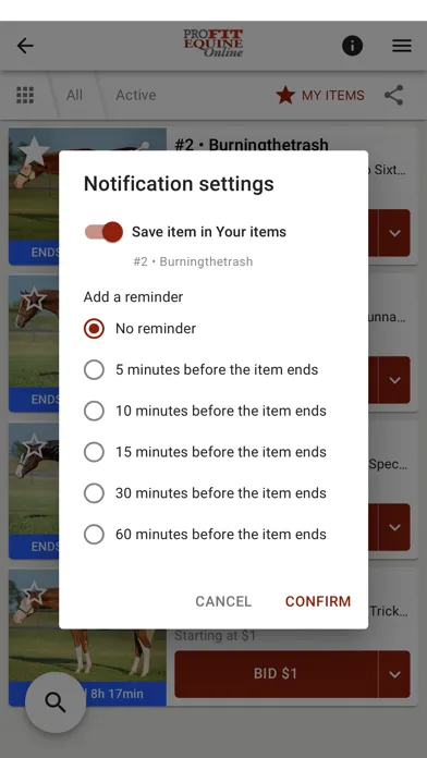Screenshot di ProFit Equine