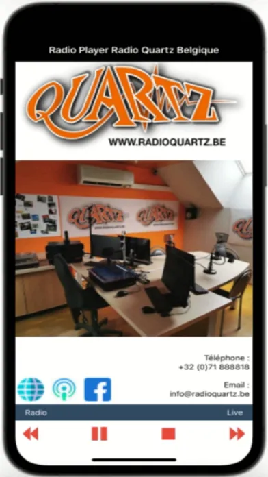 Radio Quartz Belgique स्क्रीनशॉट