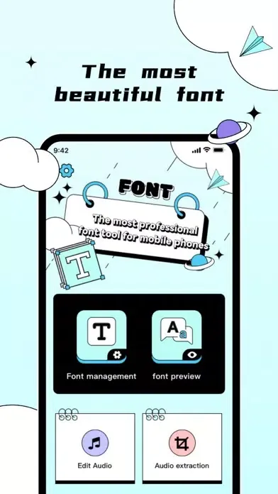 Zrzuty ekranu Font Keyboard-Font Art Pro