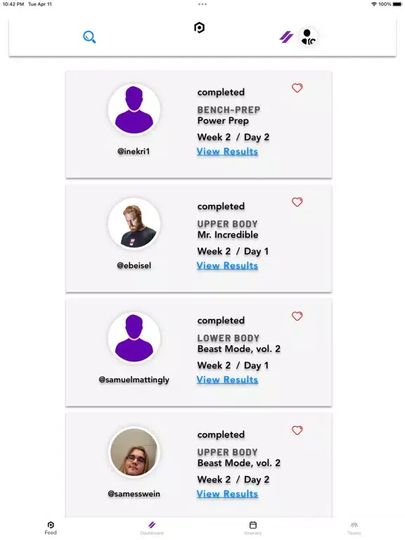 Proform iPad  Screenshots