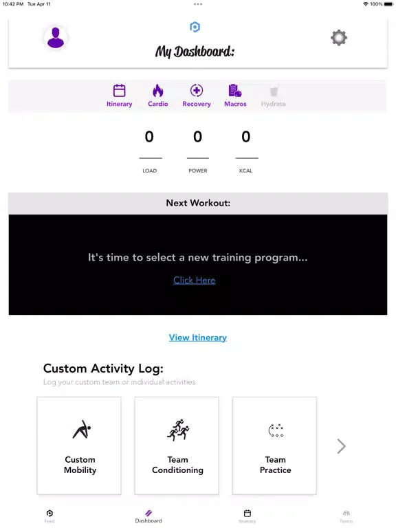 Proform iPad  Screenshots