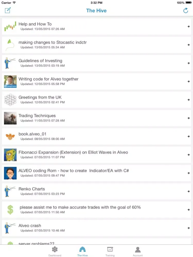 Captures d'écran de Apiary Fund iPad 