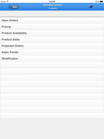 Brenntag iPad  Screenshots