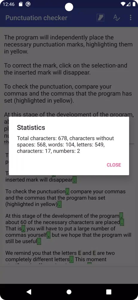 Grammar checker and corrector スクリーンショット
