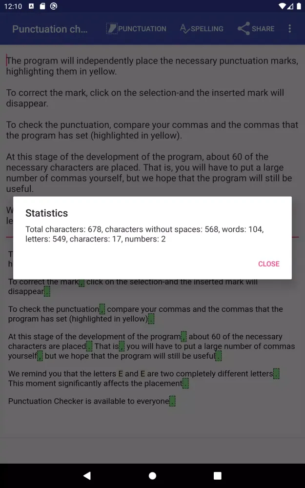 Grammar checker and corrector スクリーンショット