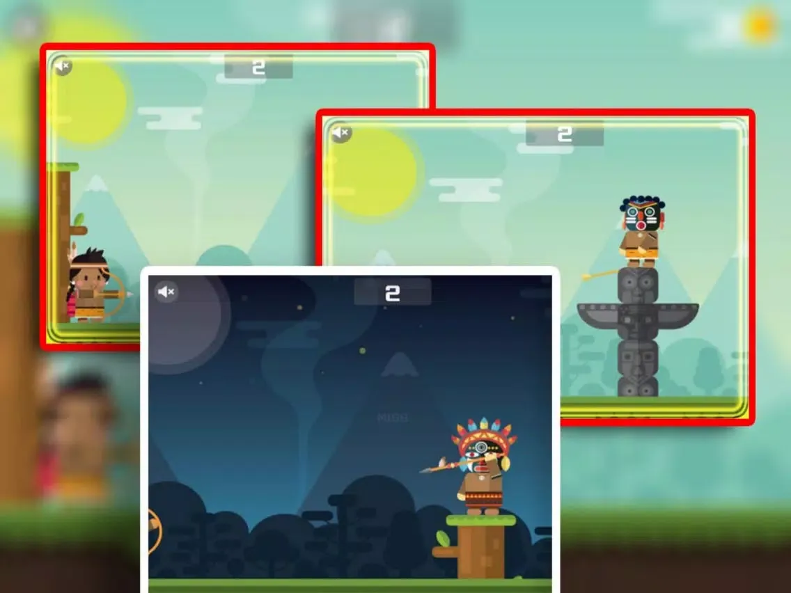 Crazy Bombabo Shoot Bow iPad 应用截图