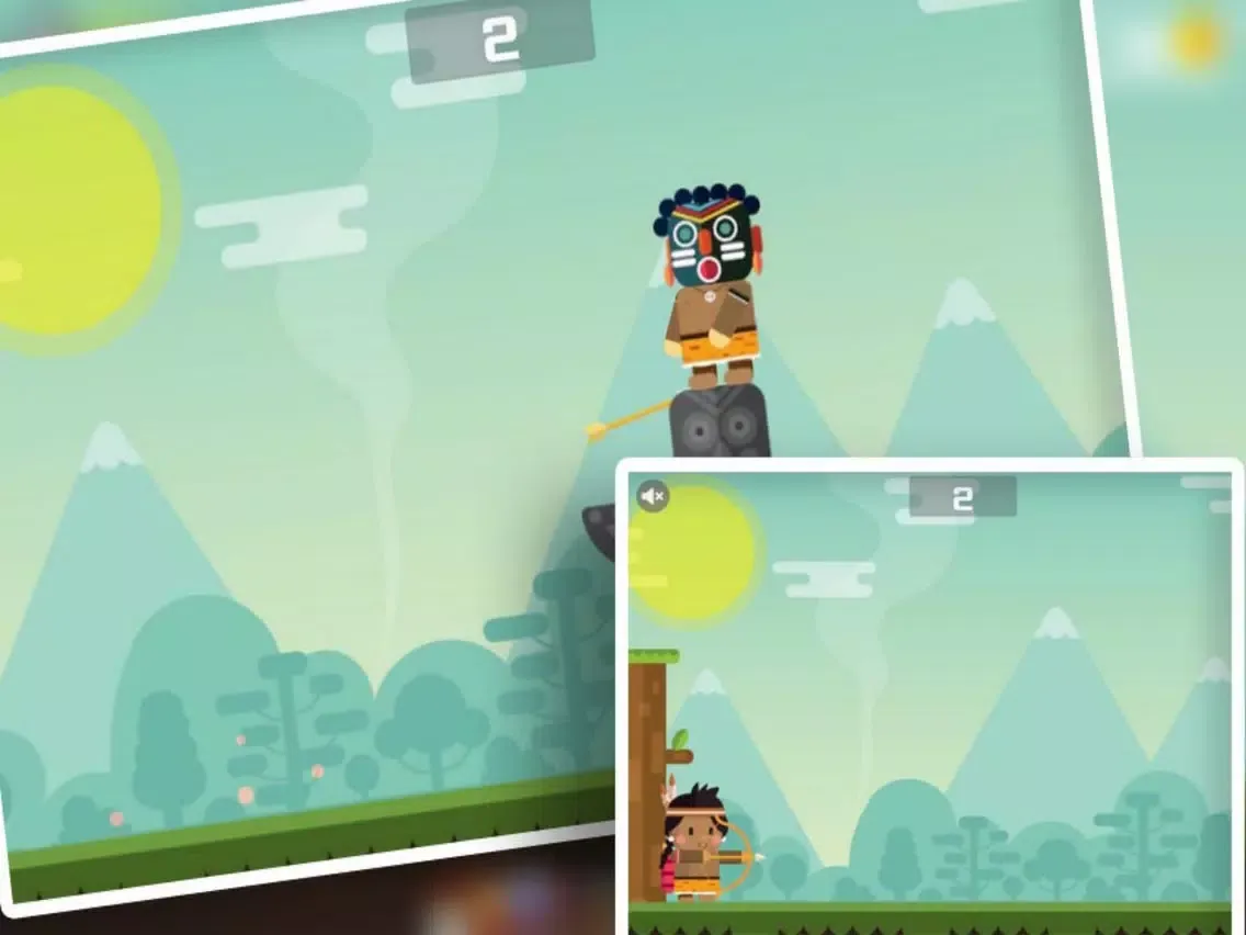 Crazy Bombabo Shoot Bow iPad 应用截图