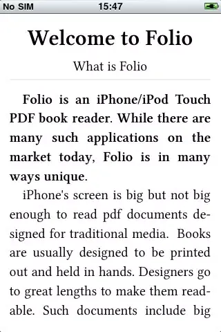 Folio for iPhone スクリーンショット