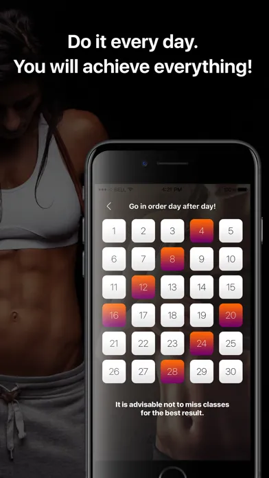 Screenshot di ABS training for 30 days!