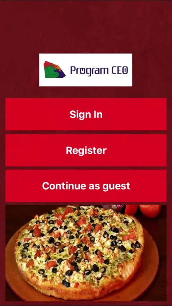 Tangkapan skrin Program Ceo