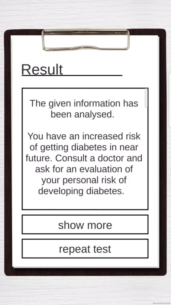 Diagnosis Medical App 스크린샷
