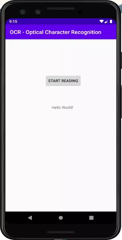Optical Char Recognition - OCR Screenshots