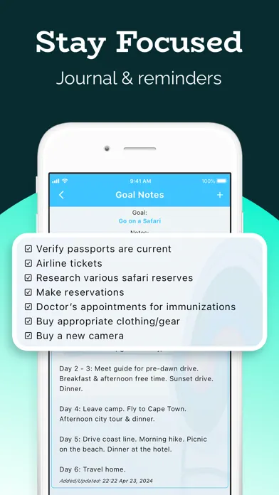 Goal Symmetry: Set Life Goals سکرین شاٹس