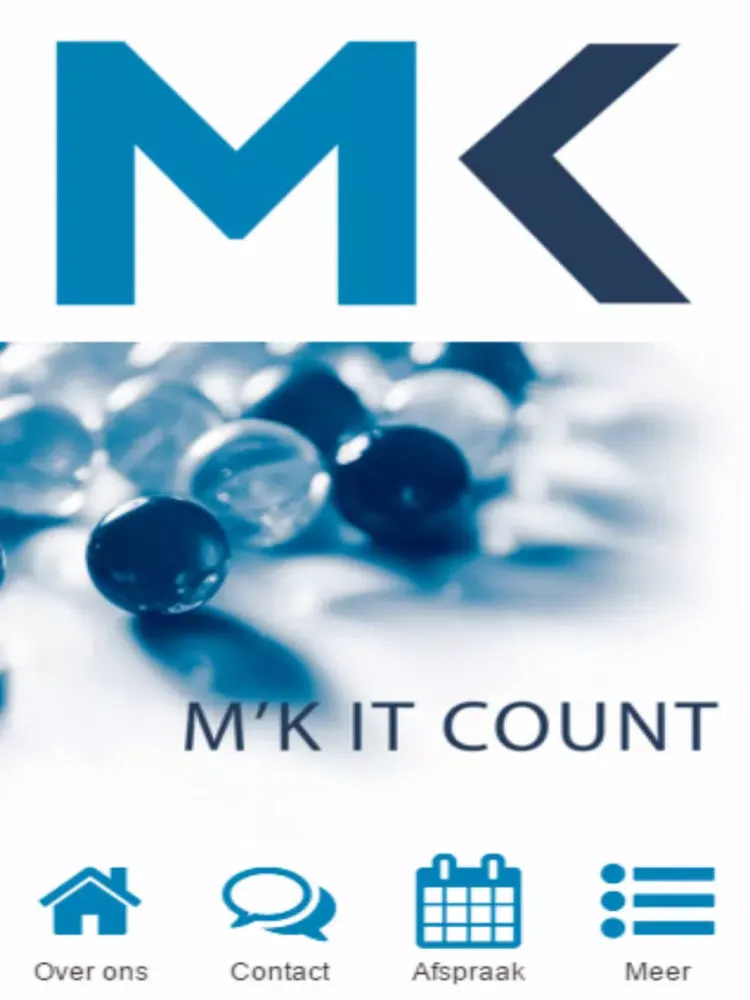 Ảnh chụp màn hình của MK Accountants iPad 