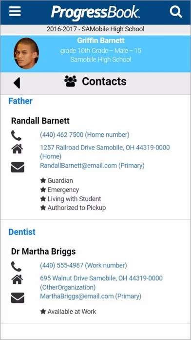 Скриншоты ProgressBook SIS Admin
