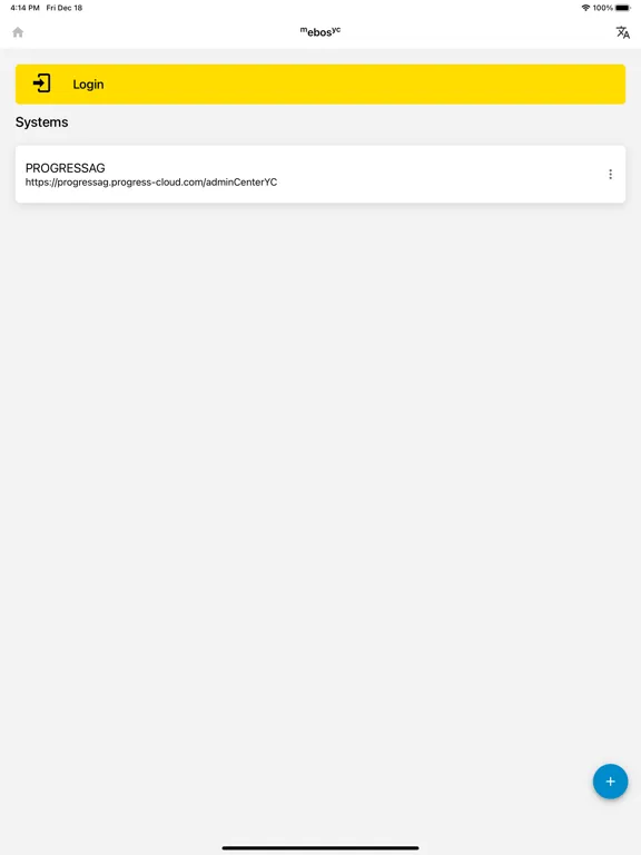 Capturas de pantalla de mebosYC iPad 