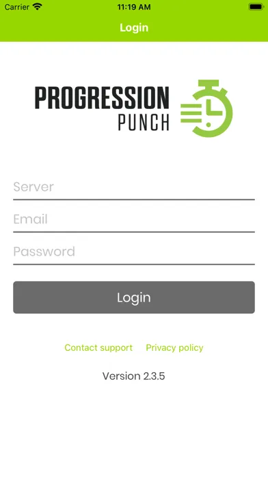 Zrzuty ekranu ProgressionPUNCH