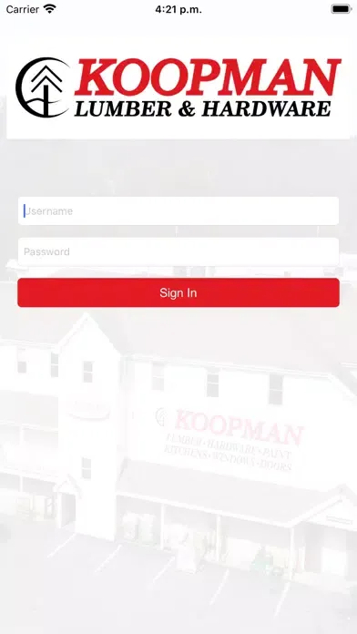 Koopman Lumber Web Track應用截圖