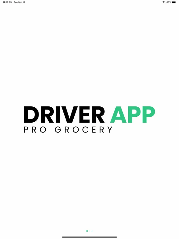 ProGrocery Driver iPad スクリーンショット