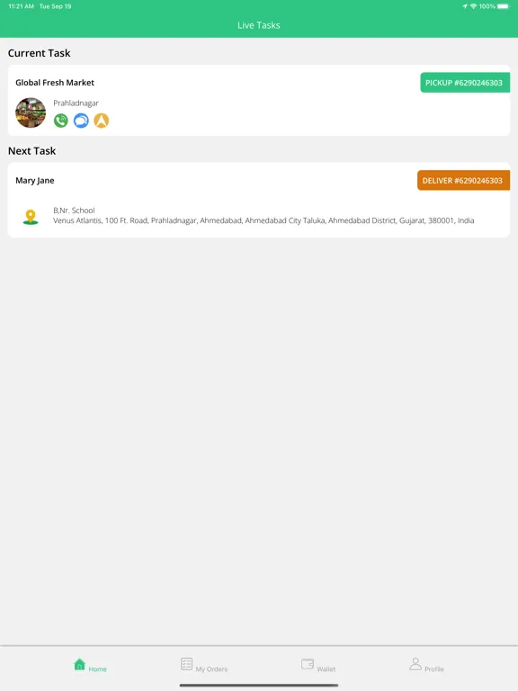 ProGrocery Driver iPad スクリーンショット