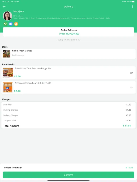 ProGrocery Driver iPad スクリーンショット