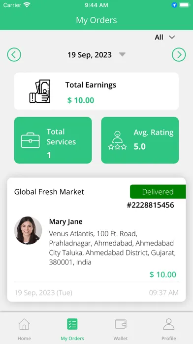 ProGrocery Driver スクリーンショット