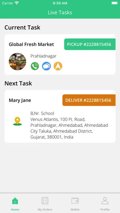ProGrocery Driver スクリーンショット