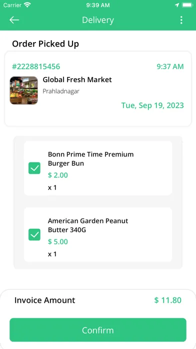 ProGrocery Driver スクリーンショット