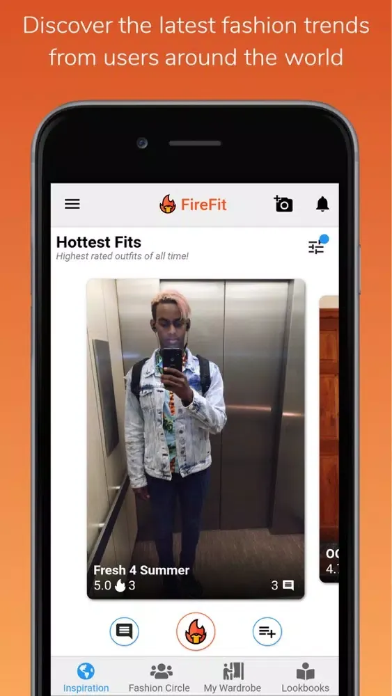 FireFit: Share & Ask Rate OOTD स्क्रीनशॉट
