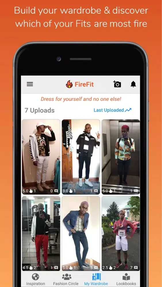 FireFit: Share & Ask Rate OOTD स्क्रीनशॉट