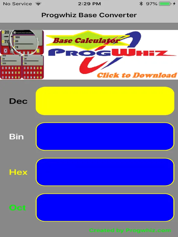 Hex Base Converter iPad 应用截图
