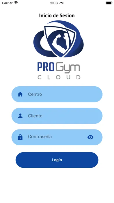 ProGym Cloud Ekran Görüntüleri