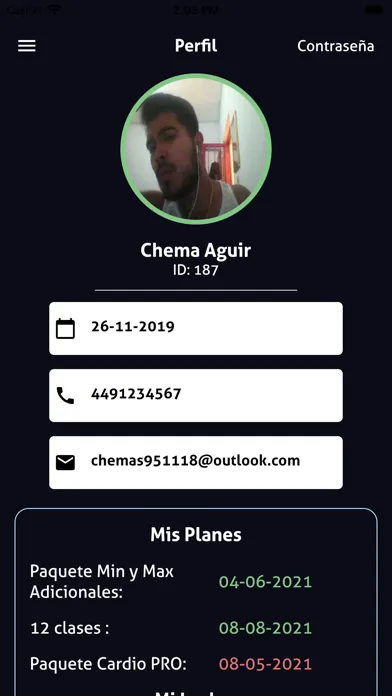 ProGym Cloud Ekran Görüntüleri