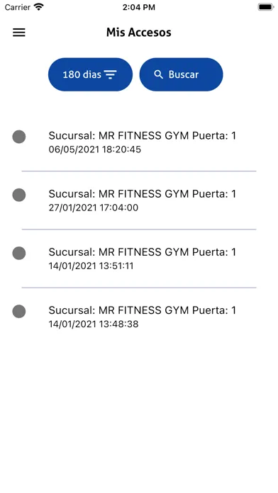 ProGym Cloud Ekran Görüntüleri