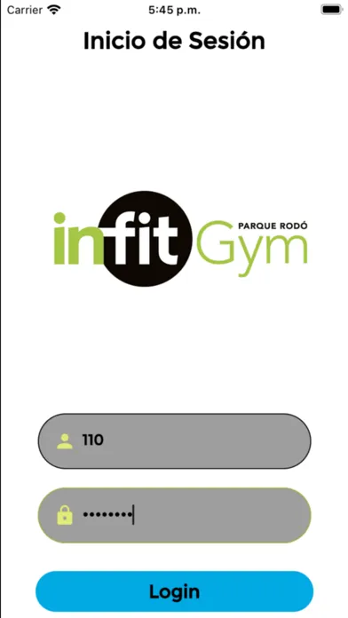 InFitGym سکرین شاٹس