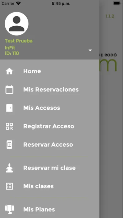 InFitGym سکرین شاٹس