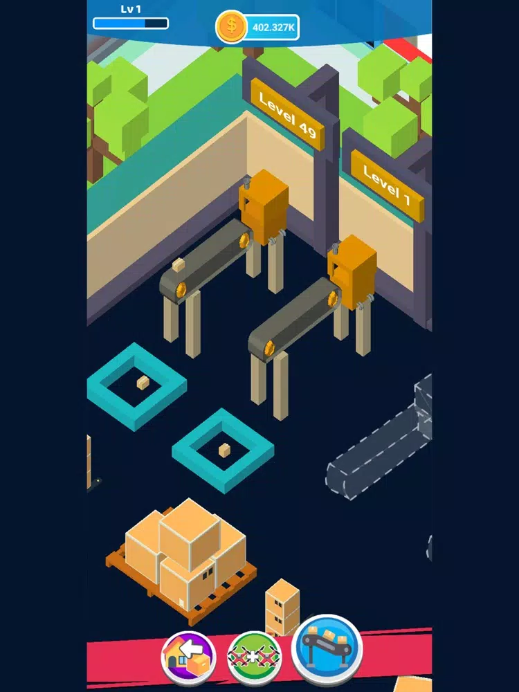 Capturas de tela do Idle Cargo Drone iPad 