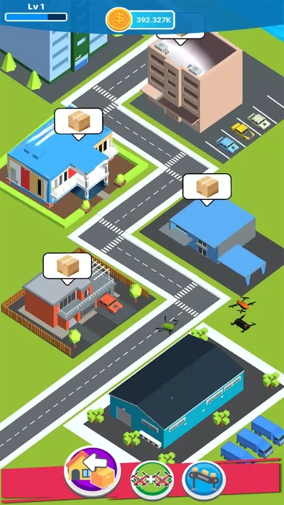 Idle Cargo Drone 스크린샷