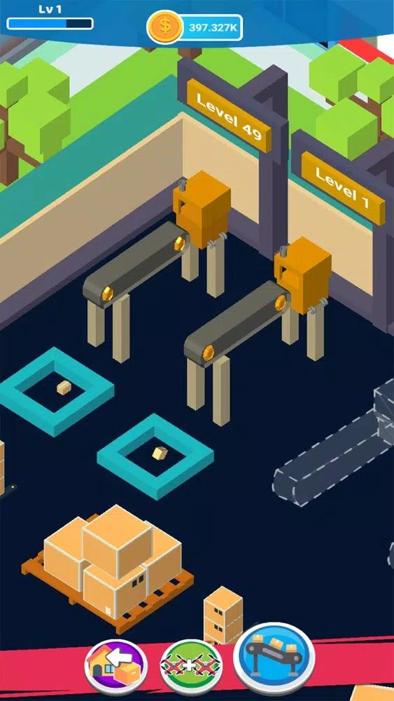 Capturas de tela do Idle Cargo Drone