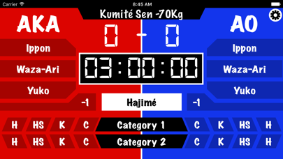 Captures d'écran de Kumité Scoreboard