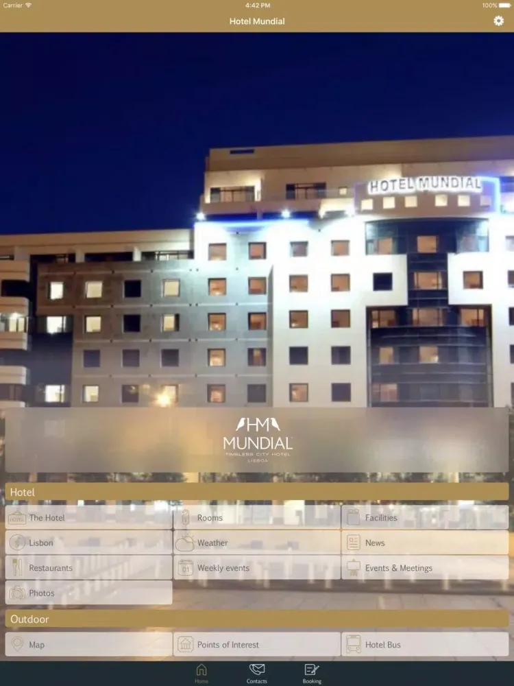 ภาพหน้าจอของ Hotel Mundial iPad 