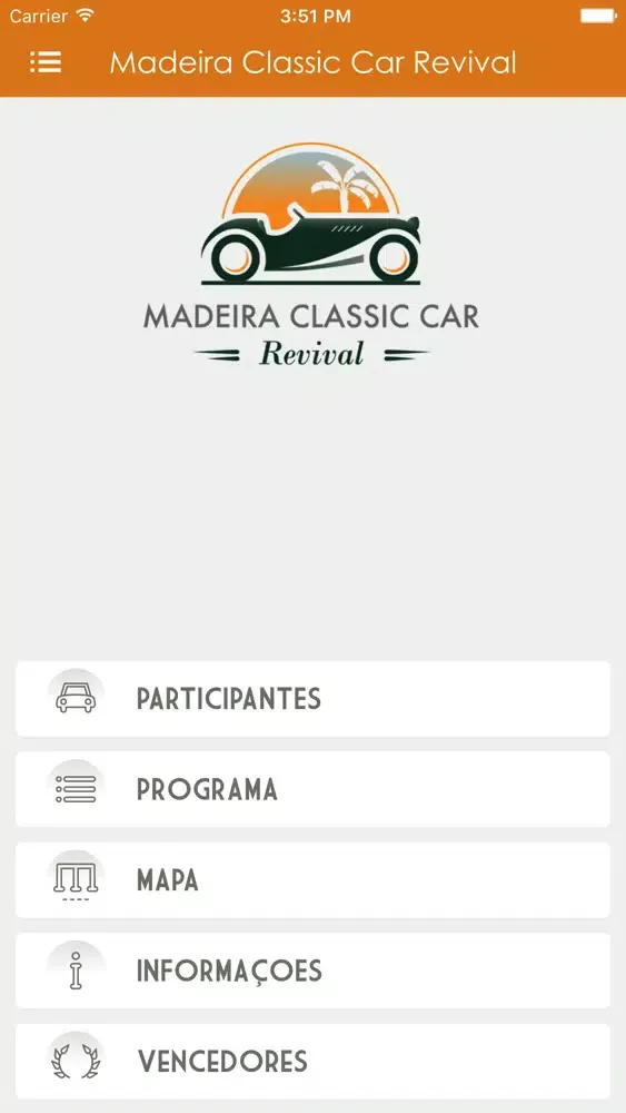 Capturas de tela do Madeira Classic Car Revival