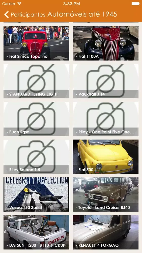 Capturas de tela do Madeira Classic Car Revival